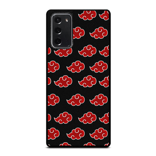 NARUTO AKATSUKI CLOUDS PATTERN Samsung Galaxy Note 20 Case Cover