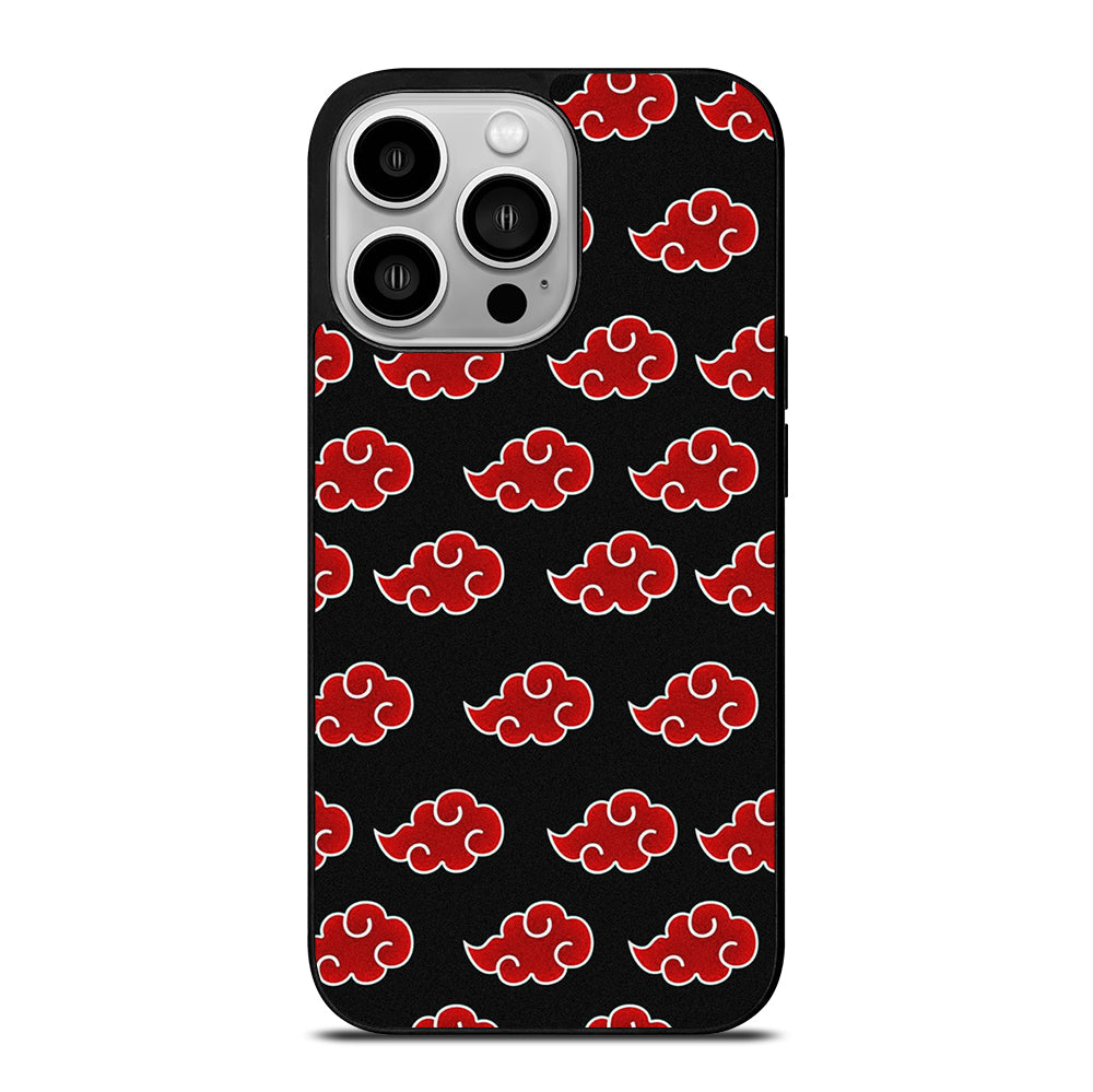 NARUTO AKATSUKI CLOUDS PATTERN iPhone 14 Pro Case Cover
