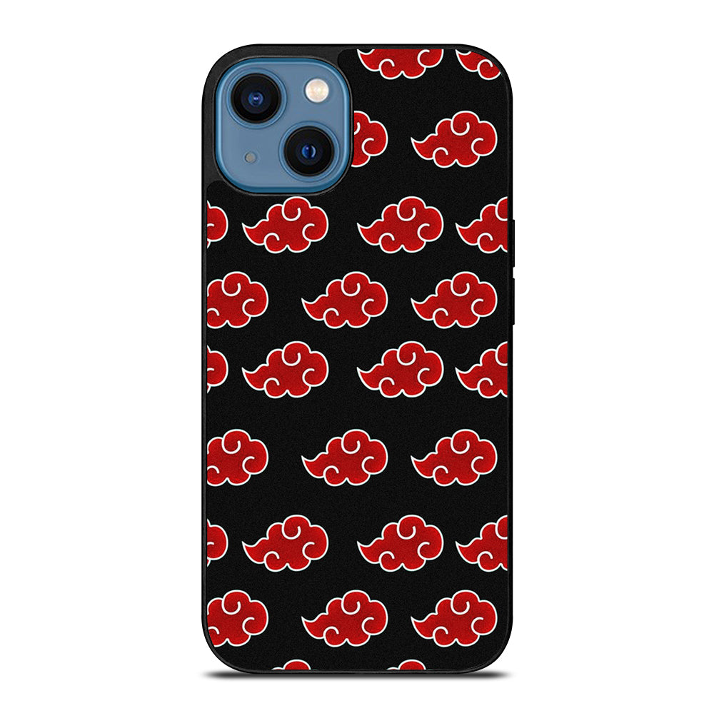 NARUTO AKATSUKI CLOUDS PATTERN iPhone 14 Case Cover
