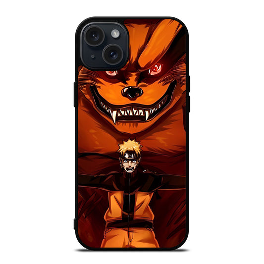 NARUTO AND KURAMA iPhone 15 Plus Case Cover