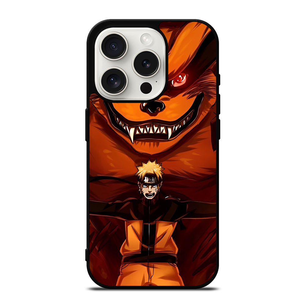 NARUTO AND KURAMA iPhone 15 Pro Case Cover