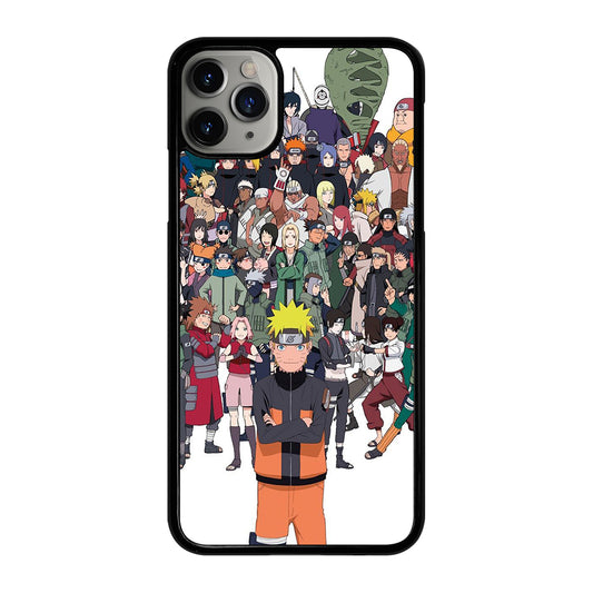 NARUTO ANIME ALL CHARACTERS 1 iPhone 11 Pro Max Case Cover