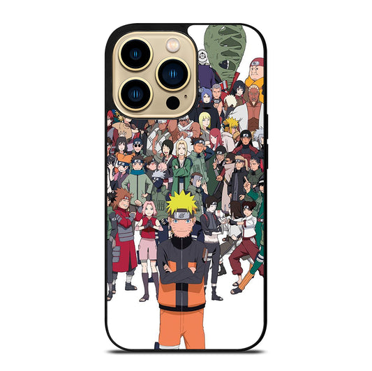 NARUTO ANIME ALL CHARACTERS 1 iPhone 14 Pro Max Case Cover