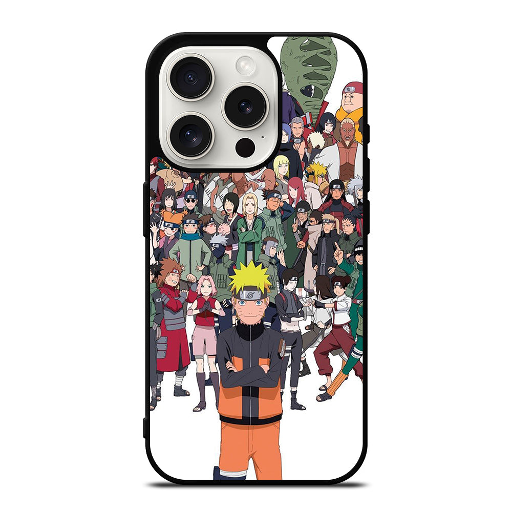 NARUTO ANIME ALL CHARACTERS 1 iPhone 15 Pro Case Cover