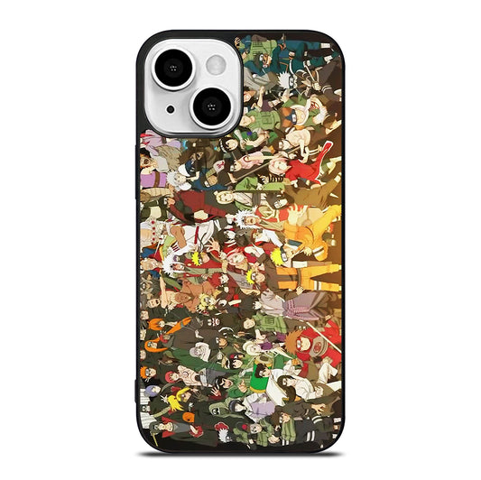 NARUTO ANIME ALL CHARACTERS 2 iPhone 13 Mini Case Cover