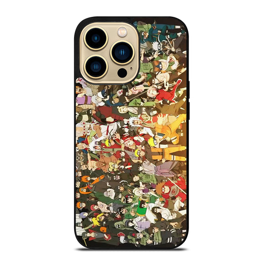 NARUTO ANIME ALL CHARACTERS 2 iPhone 14 Pro Max Case Cover