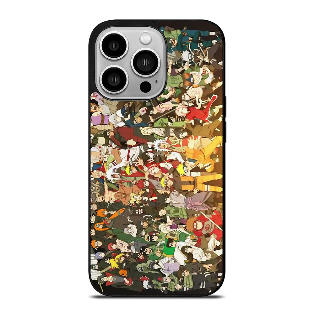 NARUTO ANIME ALL CHARACTERS 2 iPhone 14 Pro Case Cover