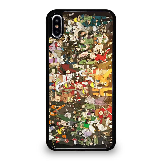 NARUTO ANIME ALL CHARACTERS 2 iPhone XS Max Case Cover