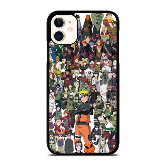 NARUTO ANIME ALL CHARACTERS 3 iPhone 11 Case Cover