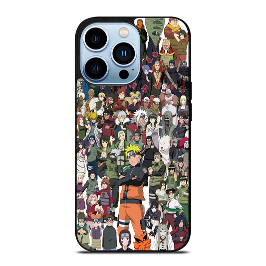 NARUTO ANIME ALL CHARACTERS 3 iPhone 13 Pro Max Case Cover