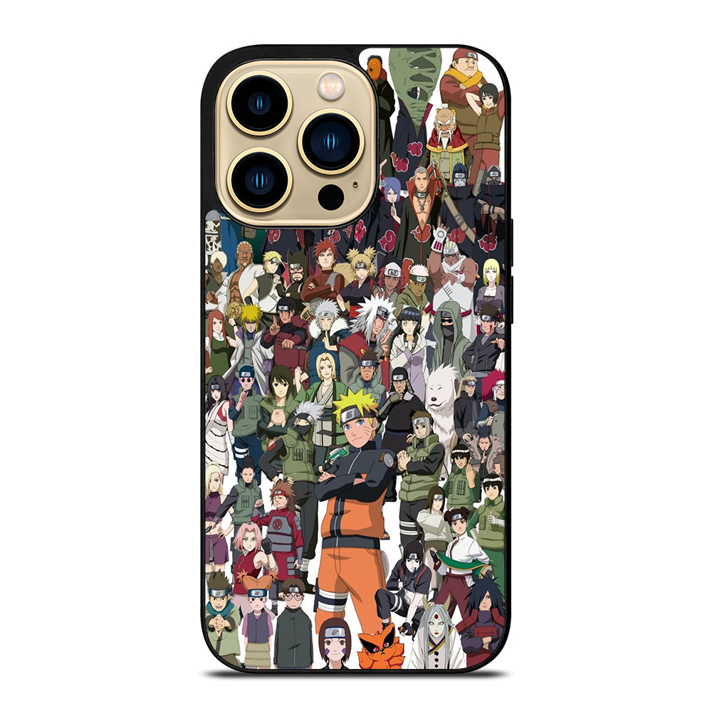 NARUTO ANIME ALL CHARACTERS 3 iPhone 14 Pro Max Case Cover