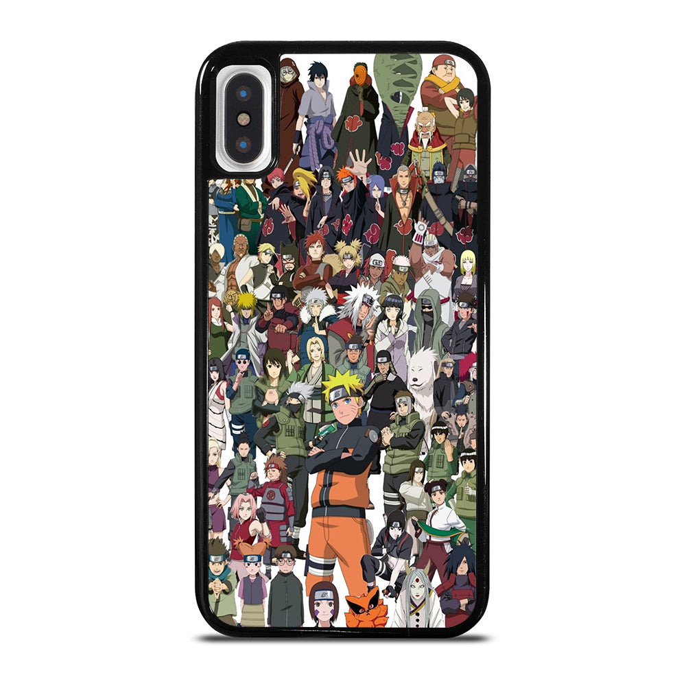 NARUTO ANIME ALL CHARACTERS 3 iPhone X / XS Case Cover