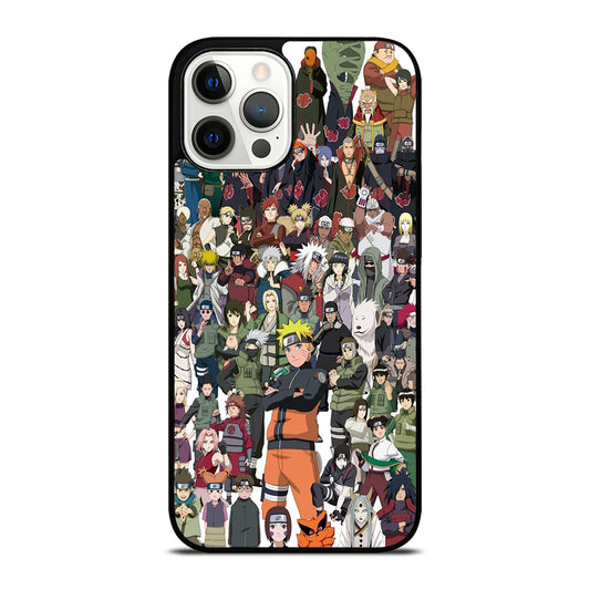 NARUTO ANIME ALL CHARACTERS 3 iPhone 12 Pro Max Case Cover
