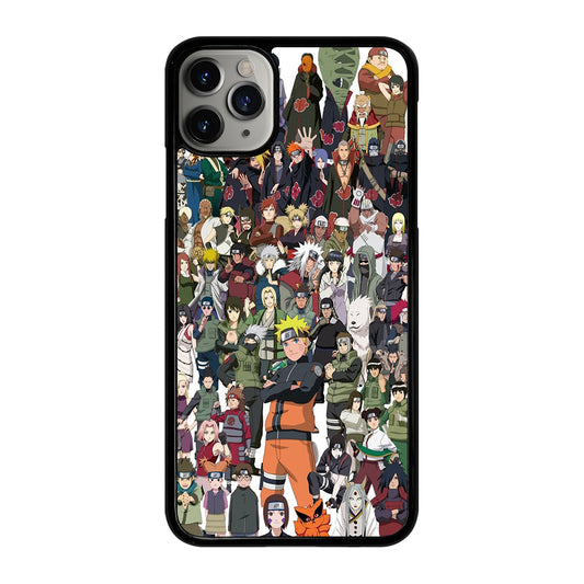 NARUTO ANIME ALL CHARACTERS 3 iPhone 11 Pro Max Case Cover