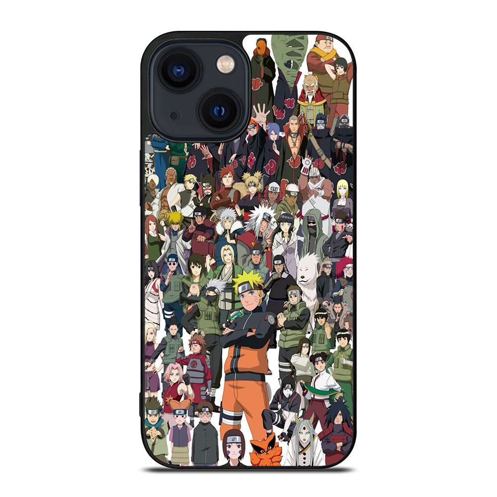 NARUTO ANIME ALL CHARACTERS 3 iPhone 14 Plus Case Cover