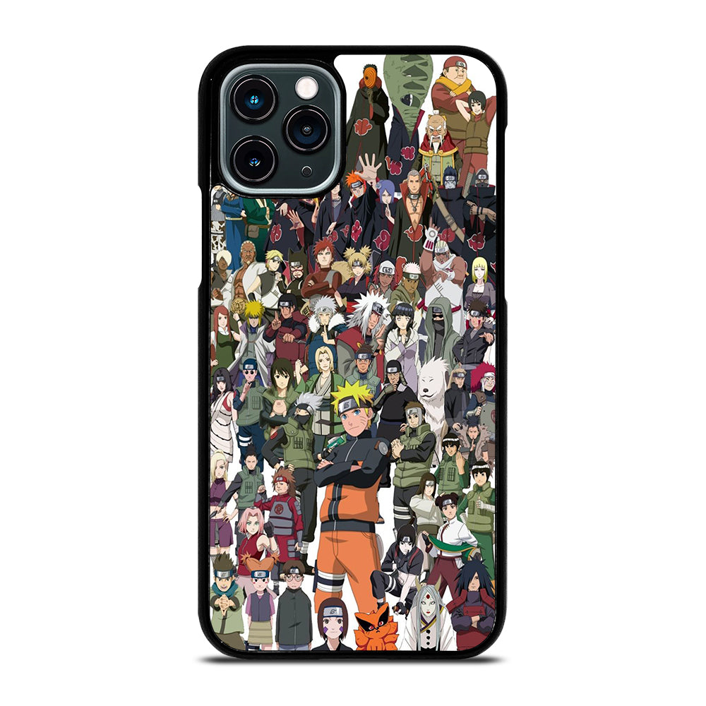 NARUTO ANIME ALL CHARACTERS 3 iPhone 11 Pro Case Cover