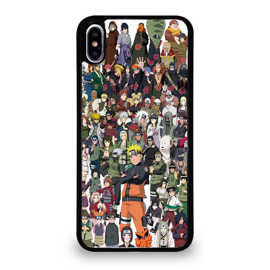 NARUTO ANIME ALL CHARACTERS 3 iPhone XS Max Case Cover