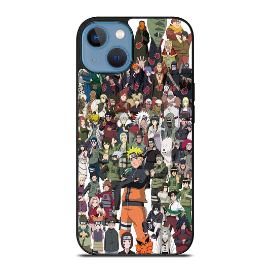 NARUTO ANIME ALL CHARACTERS 3 iPhone 13 Case Cover