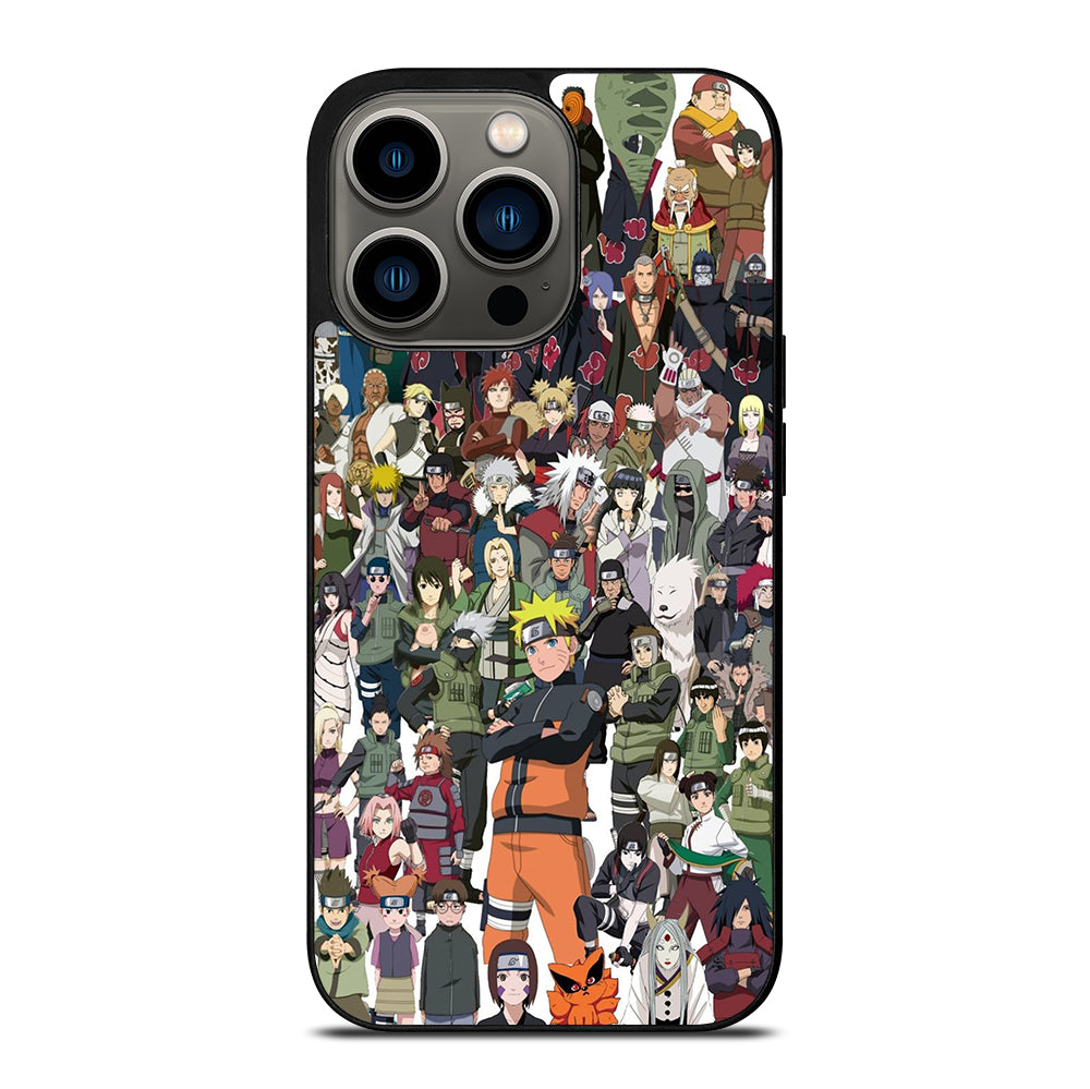 NARUTO ANIME ALL CHARACTERS 3 iPhone 13 Pro Case Cover