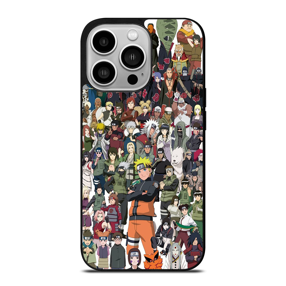 NARUTO ANIME ALL CHARACTERS 3 iPhone 14 Pro Case Cover