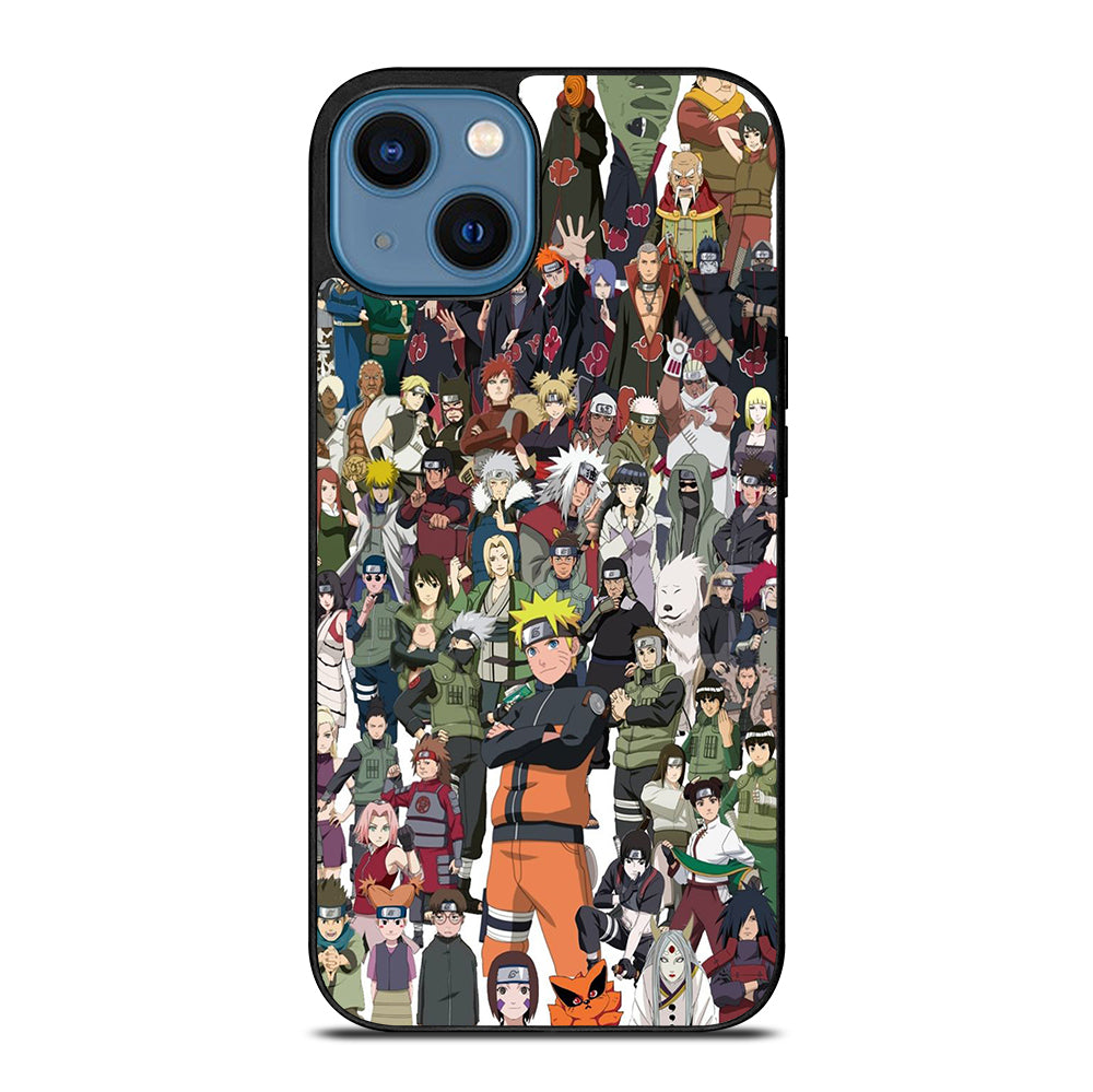 NARUTO ANIME ALL CHARACTERS 3 iPhone 14 Case Cover