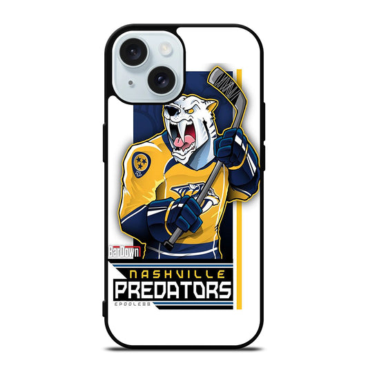 NASHVILLE PREDATORS HOCKEY 1 iPhone 15 Case Cover