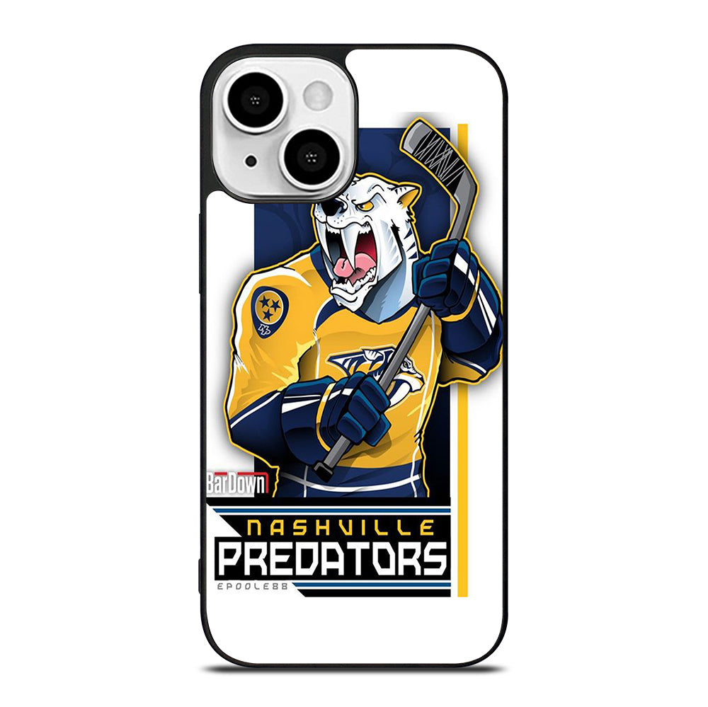 NASHVILLE PREDATORS HOCKEY 1 iPhone 13 Mini Case Cover