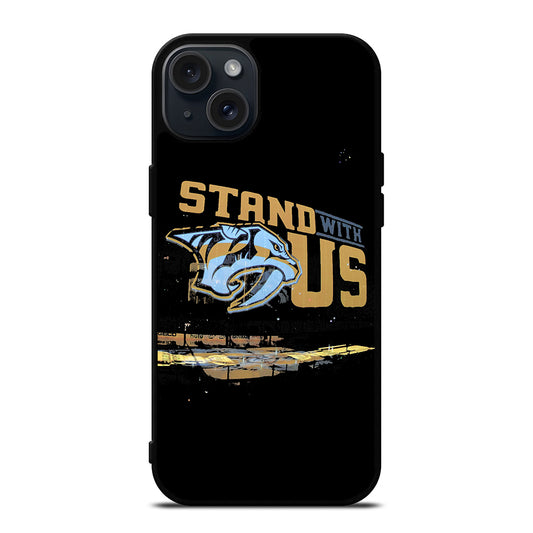 NASHVILLE PREDATORS HOCKEY 3 iPhone 15 Plus Case Cover