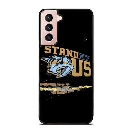 NASHVILLE PREDATORS HOCKEY 3 Samsung Galaxy S21 Case Cover