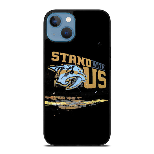 NASHVILLE PREDATORS HOCKEY 3 iPhone 13 Case Cover