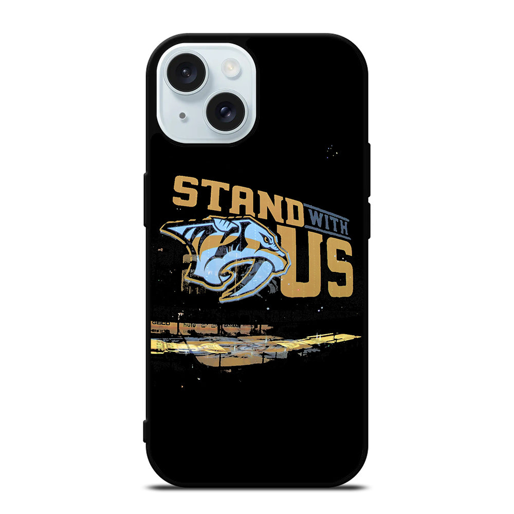 NASHVILLE PREDATORS HOCKEY 3 iPhone 15 Case Cover