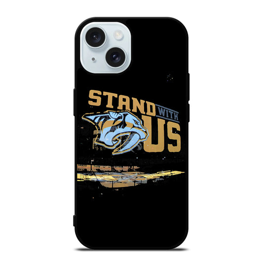 NASHVILLE PREDATORS HOCKEY 3 iPhone 15 Case Cover
