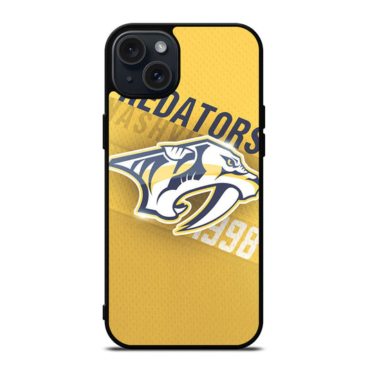 NASHVILLE PREDATORS LOGO NHL iPhone 15 Plus Case Cover