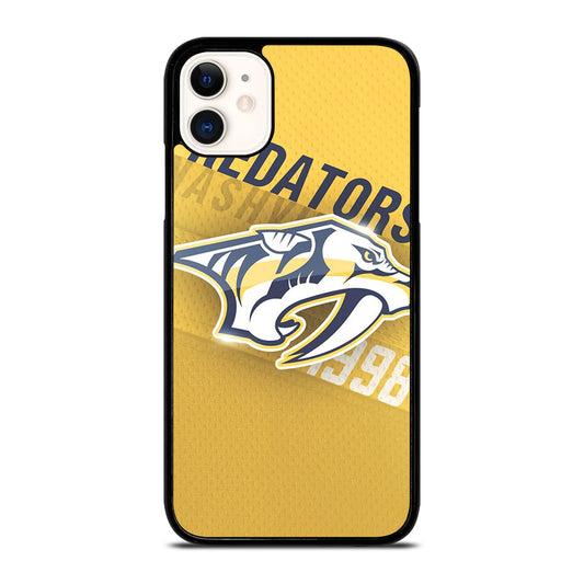 NASHVILLE PREDATORS LOGO NHL iPhone 11 Case Cover
