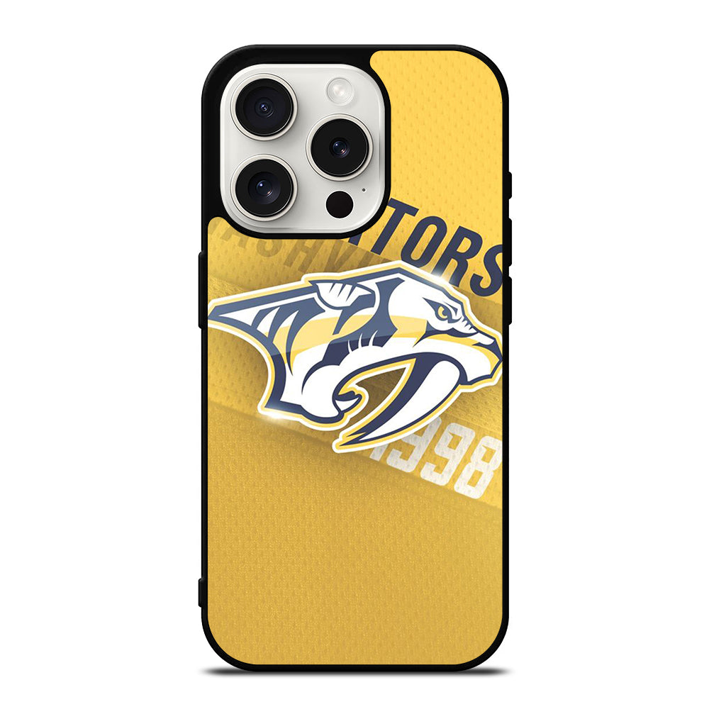 NASHVILLE PREDATORS LOGO NHL iPhone 15 Pro Case Cover