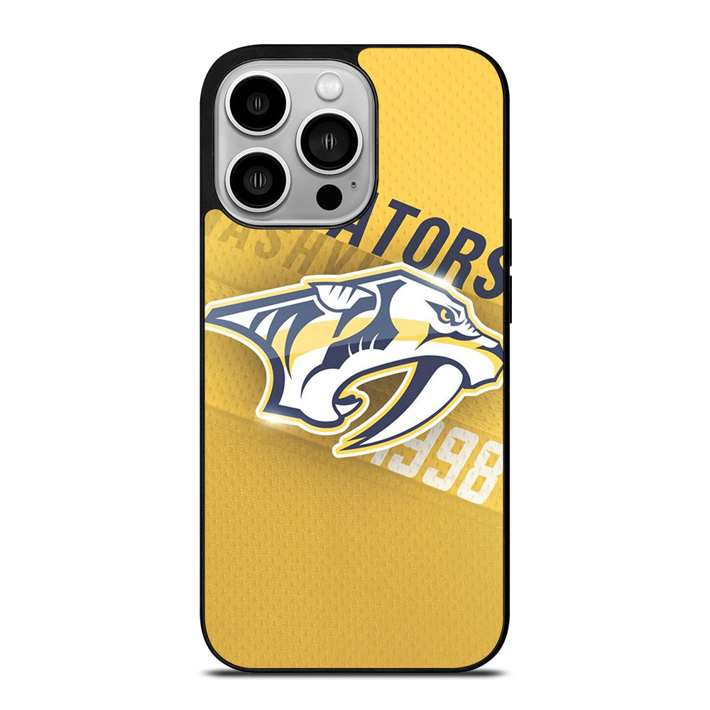 NASHVILLE PREDATORS LOGO NHL iPhone 14 Pro Case Cover