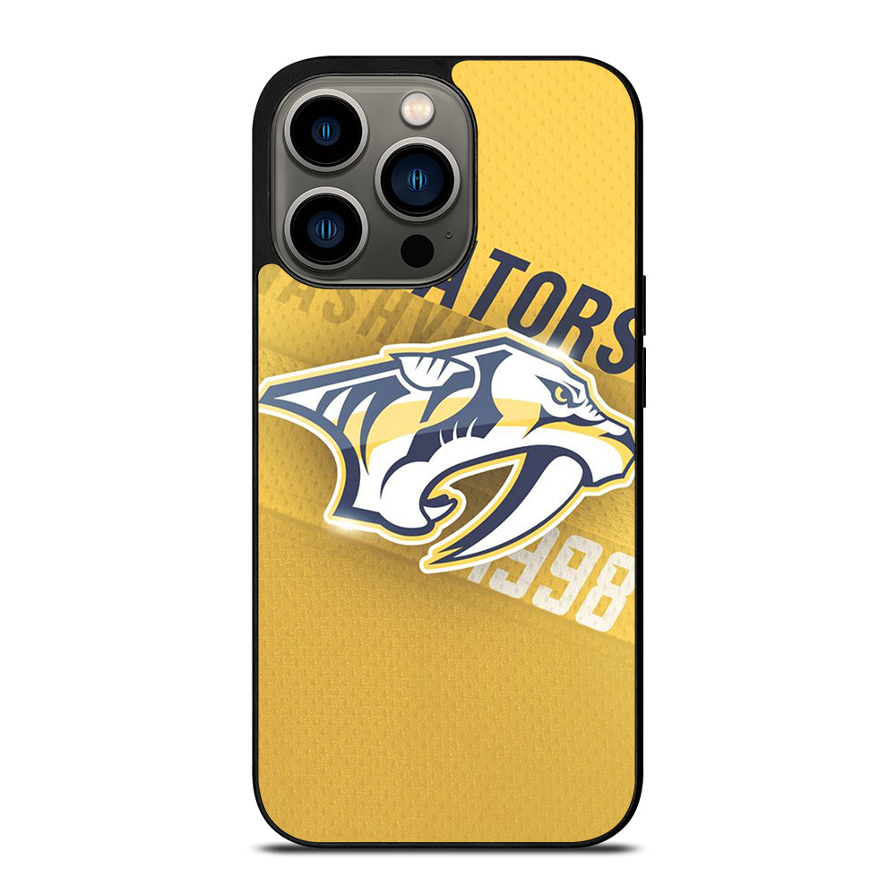 NASHVILLE PREDATORS LOGO NHL iPhone 13 Pro Case Cover