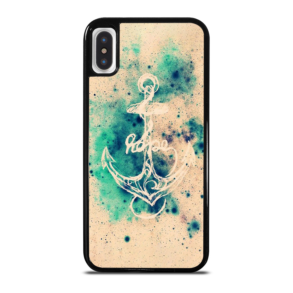 NAUTICAL ANCHOR ART LOGO iPhone X / XS Case Cover