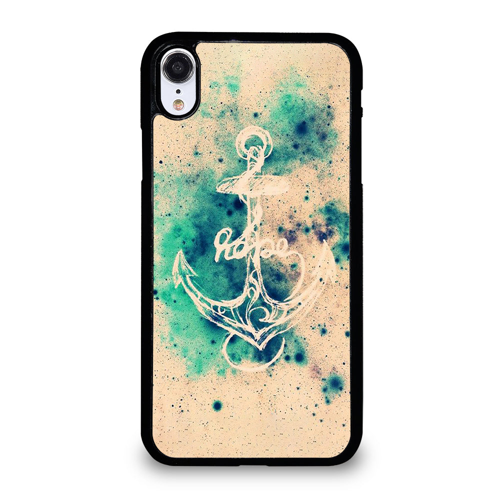NAUTICAL ANCHOR ART LOGO iPhone XR Case Cover
