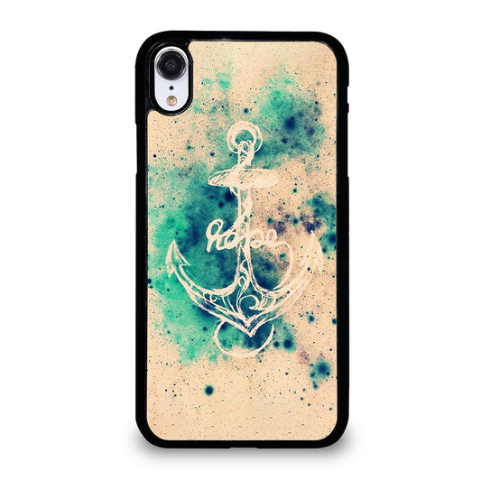NAUTICAL ANCHOR ART LOGO iPhone XR Case Cover