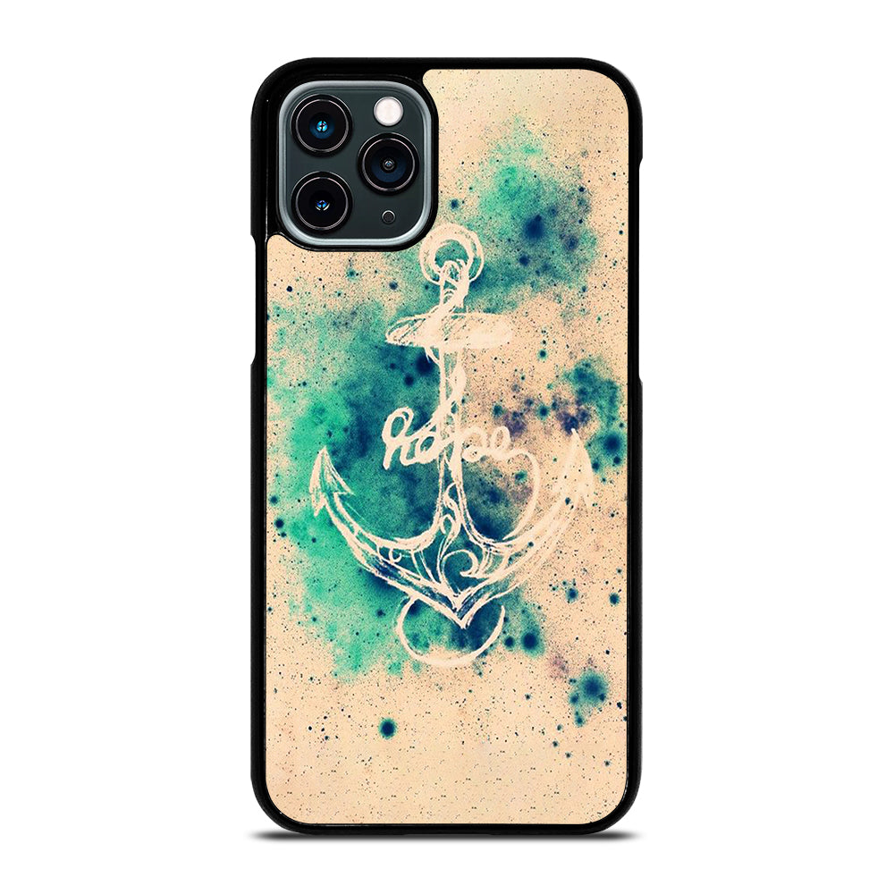 NAUTICAL ANCHOR ART LOGO iPhone 11 Pro Case Cover