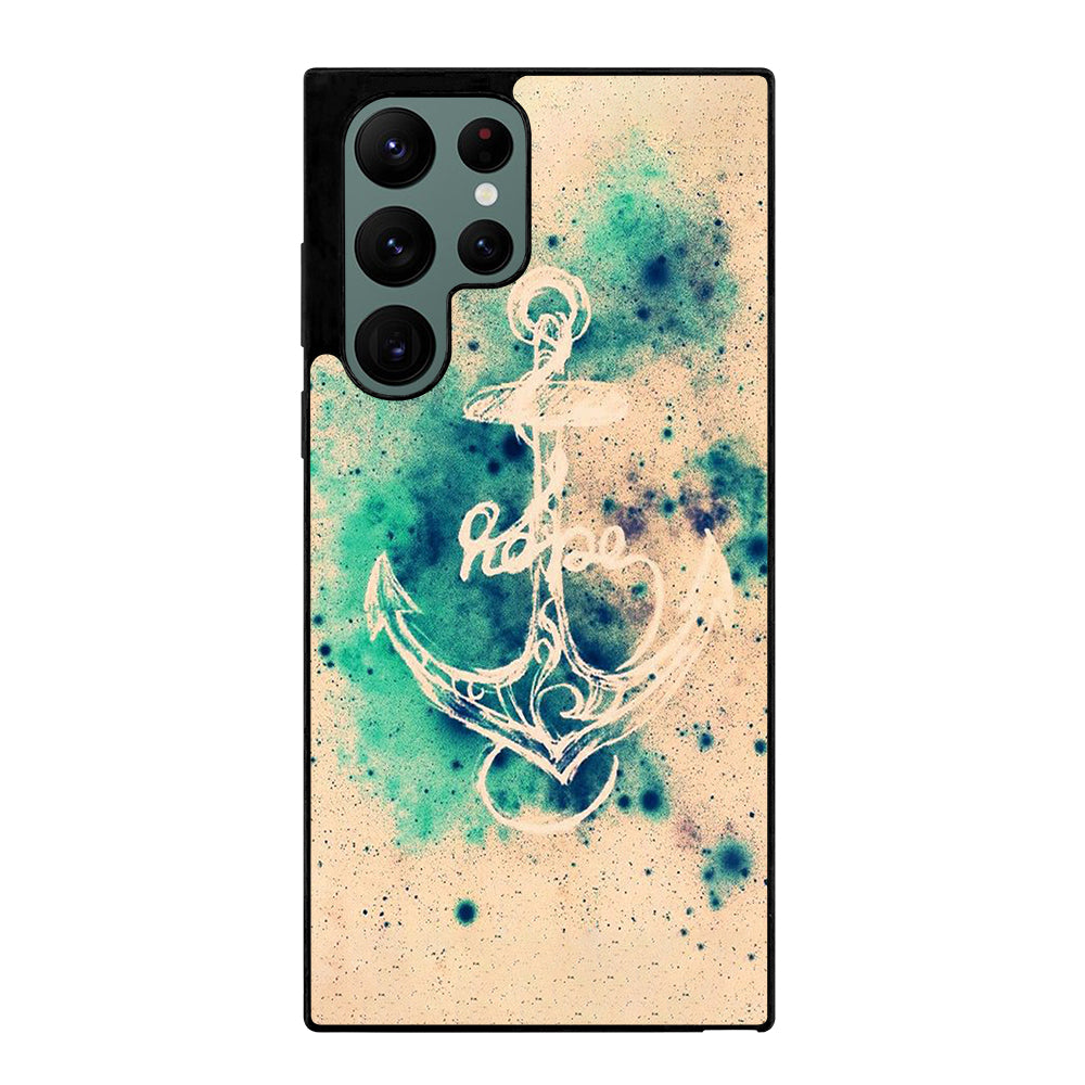 NAUTICAL ANCHOR ART LOGO Samsung Galaxy S22 Ultra Case Cover
