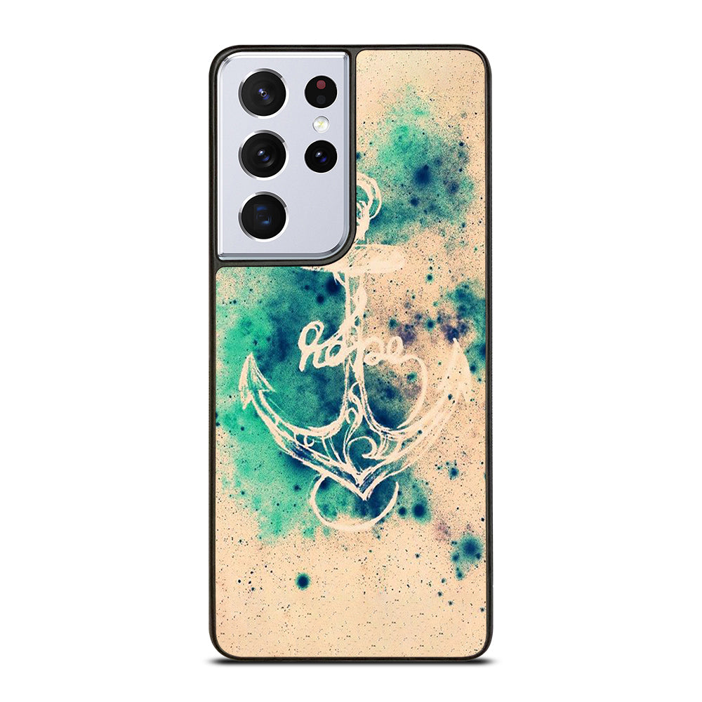 NAUTICAL ANCHOR ART LOGO Samsung Galaxy S21 Ultra Case Cover