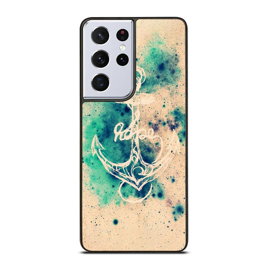 NAUTICAL ANCHOR ART LOGO Samsung Galaxy S21 Ultra Case Cover