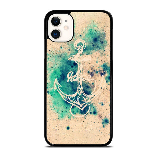 NAUTICAL ANCHOR ART LOGO iPhone 11 Case Cover
