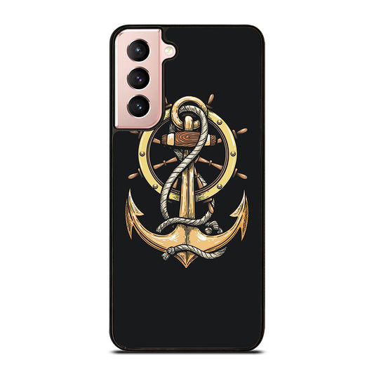 NAUTICAL ANCHOR EMBLEM Samsung Galaxy S21 Case Cover