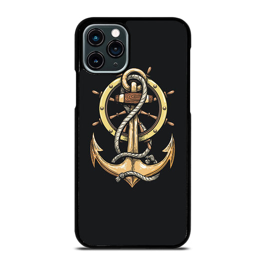 NAUTICAL ANCHOR EMBLEM iPhone 11 Pro Case Cover