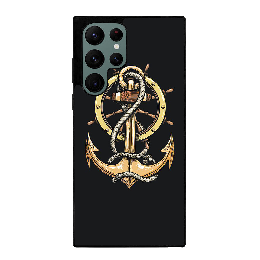 NAUTICAL ANCHOR EMBLEM Samsung Galaxy S22 Ultra Case Cover