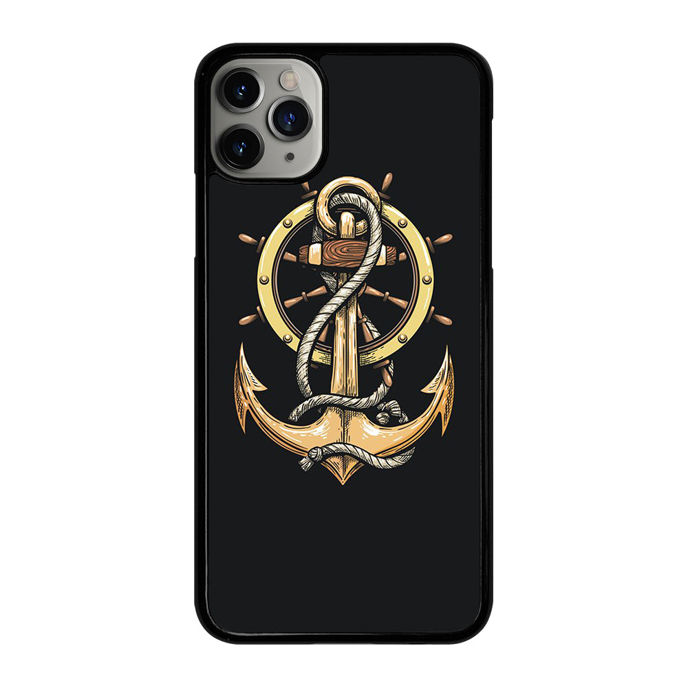 NAUTICAL ANCHOR EMBLEM iPhone 11 Pro Max Case Cover