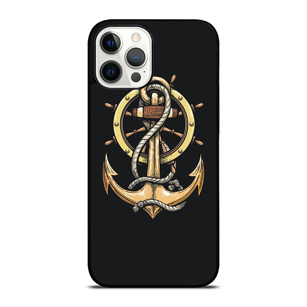 NAUTICAL ANCHOR EMBLEM iPhone 12 Pro Max Case Cover